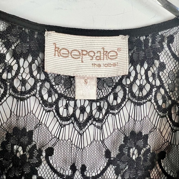 Keepsake the Label Black Lace Dress size S - Picture 5 of 8